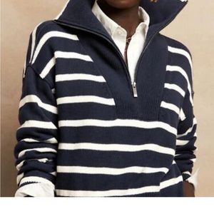 Banana republic Oversized Half-Zip sweater (XS)